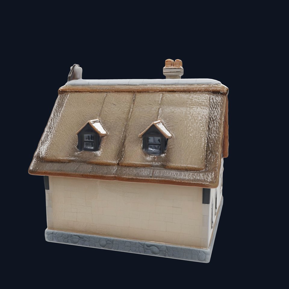 Cozy Cottage Model Pack with Detailed Thatched Roof